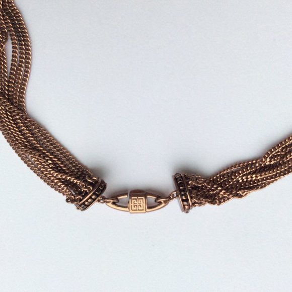 Givenchy Bronze Fashion Necklaces & Pendants for sale | eBay Givenchy Large Bronzed Tribal Pendant Necklace
